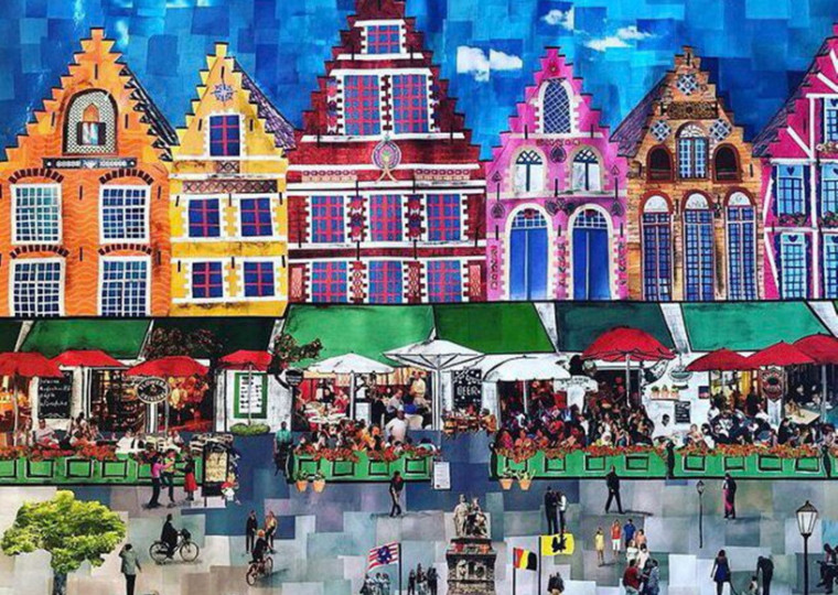 Márcia Baroni inaugura exposição Mundo Afora na Delphus Galeria