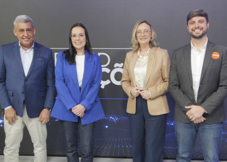 Sorteio de nomes no debate da Band RS engessou dinâmica de interação entre os pré-candidatos