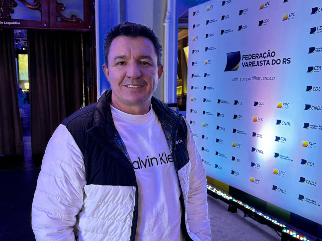 Minuto Varejo - I Fórum Estadual do Comércio - Porto Alegre - demandas empresas - lojistas após as enchentes - evento climático - clima - cheias - Gilberto Eidt - vice-presidente CDL Santa Cruz do Sul  | PATRÍCIA COMUNELLO/ESPECIAL/JC