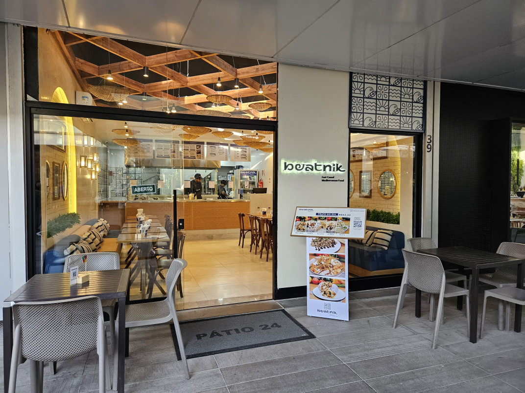 Beatnik estreou no Pátio 24, no bairro Auxiliadora, mall de bairro com mix de lojas, café e gastronomia | LEONARDO FIDELIX/DIVULGAÇÃO/JC