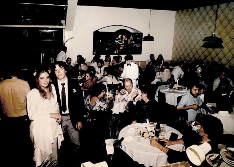 Casamento de Haidi Engel Martini e Fernando Martini, em 15 de abril de 1987, no já repaginado Café Concerto