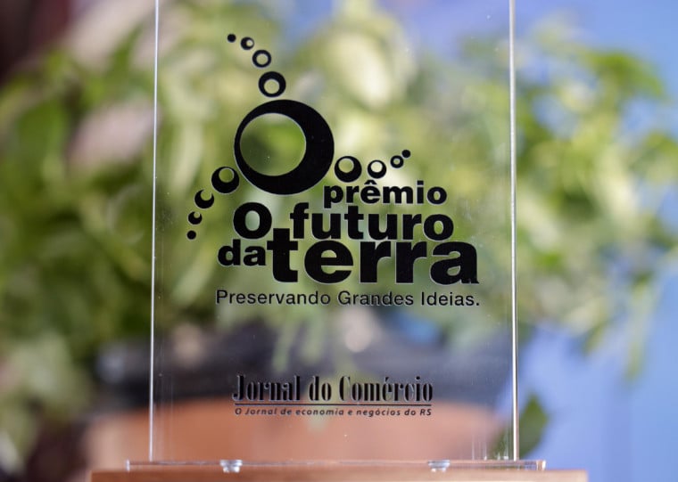 Troféu da 28ª edição do Prêmio O Futuro da Terra