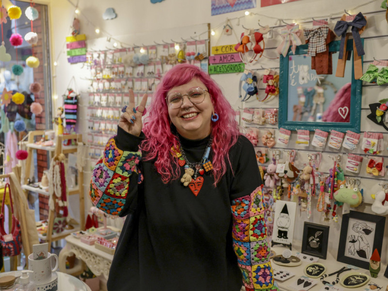 Otilia Maslinkiewicz está a frente da Maria Xica há 18 anos Foto: TÂNIA MEINERZ/JC