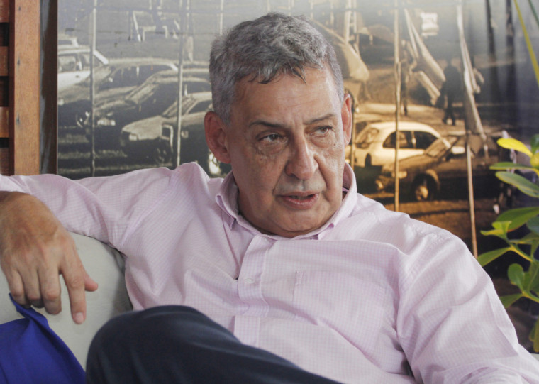 Prefeito de Porto Alegre, Sebastião Melo durante visita na casa do JC, na Expointer