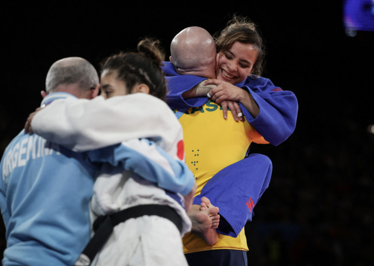 Judoca Rosicleide Andrade bateu argentina Rocio Ledesma na disputa pelo broze