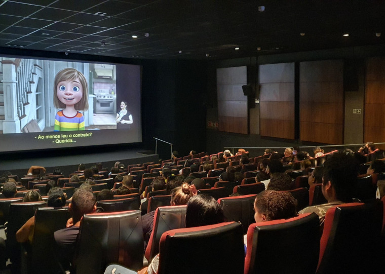 O filme Divertida Mente será a atração do projeto na exibição especial que ocorre na terça-feira