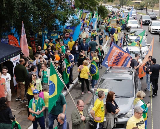 Com foco em SP, Porto Alegre tem manifestação reduzida contra Moraes no Parcão