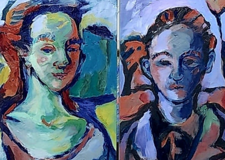 Susin faz uma série de retratos, ao estilo 3x4, desenhando as faces anônimas dos transeuntes que povoam os lugares do cotidiano