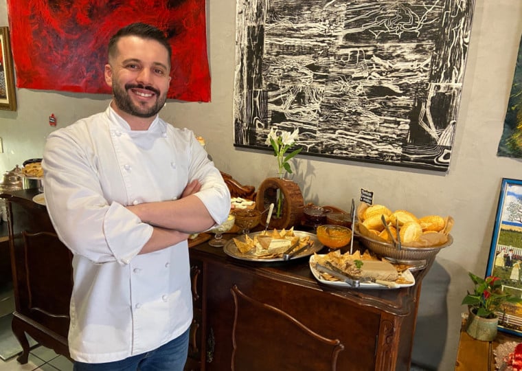 Chef Roberth Greco no Mais Café Bistrô