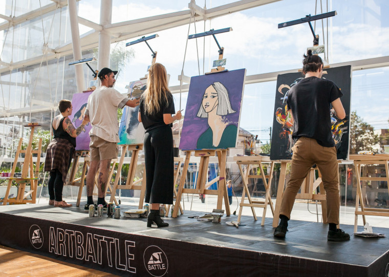 No sábado (14), público poderá acompanhar a disputa, votar no favorito e ainda concorrer às obras do Art Battle