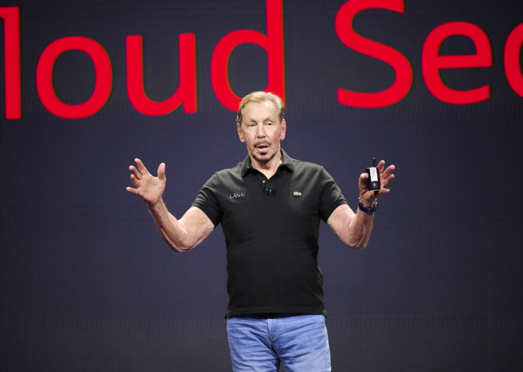 Chairman do board e CTO Oracle, Larry Ellison divulgou aliança com tradicional concorrente 