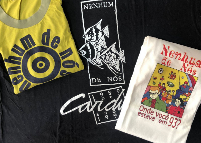 Camisetas históricas e exclusivas da banda Nenhum de Nós serão sorteadas em três lotes