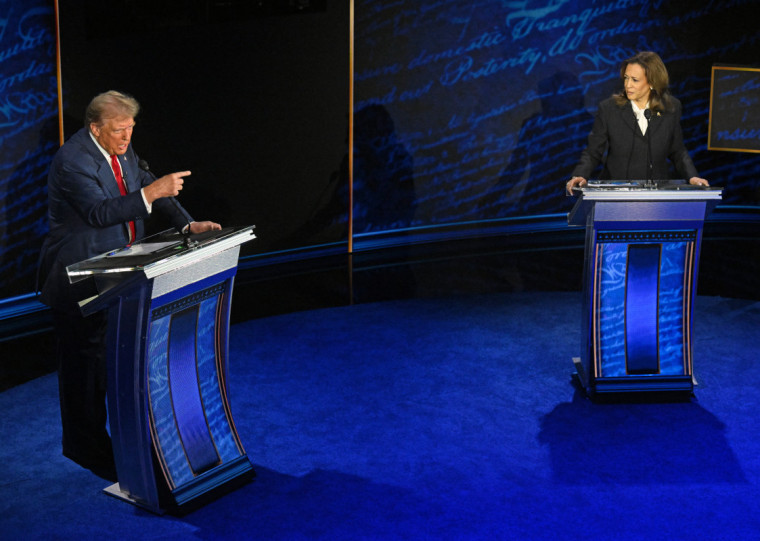 Kamala conseguiu atingir o republicano ao mencionar suas condenações criminais