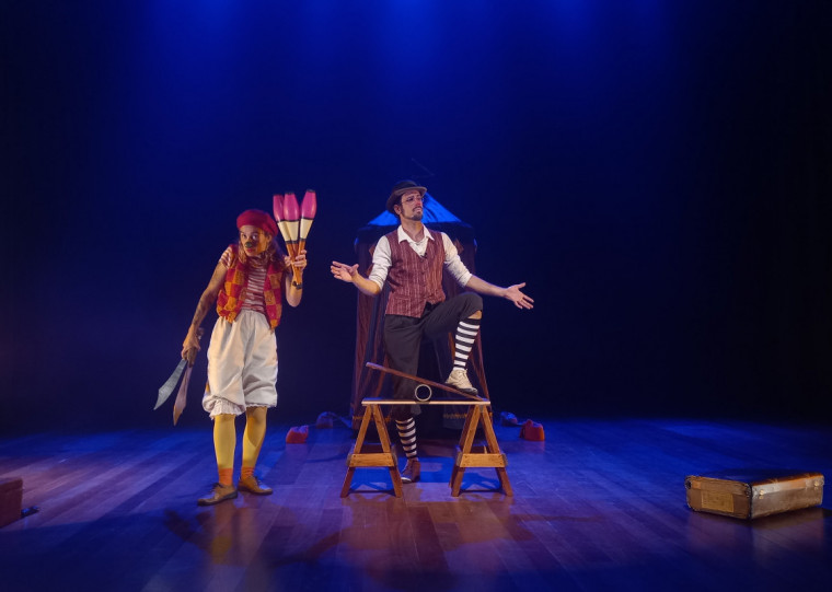 Apresentações de Todo Lugar é um Circo, do grupo Circo Nós ocorrem às 15h e às 17h