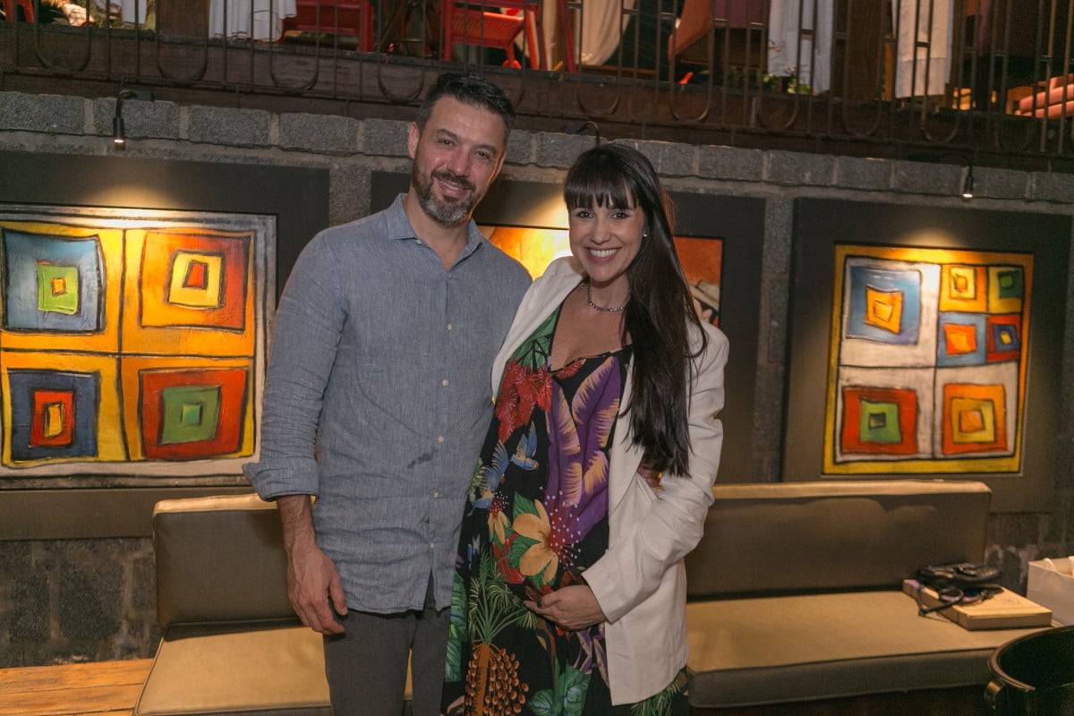 Rafael e Jaqueline Peccin no evento gastron&ocirc;mico | LISA ROOS/DIVULGA&Ccedil;&Atilde;O/JC