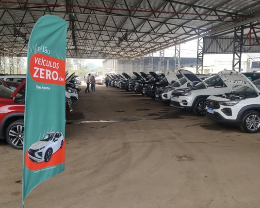 Leilão de veículos 0km movimenta R$5 milhões