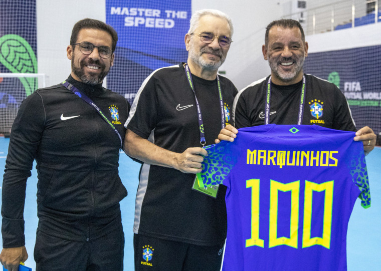  Marquinhos Xavier alcançará a marca contra a Croácia, na terça (17)