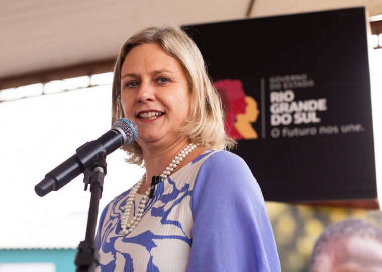 Paula Mascarenhas (PSDB), prefeita de Pelotas e presidente da Azonasul