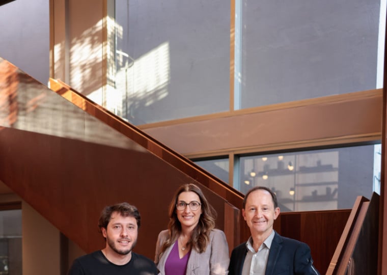 Lucas Brandão, Fernanda Maitelli e Cesar Cini