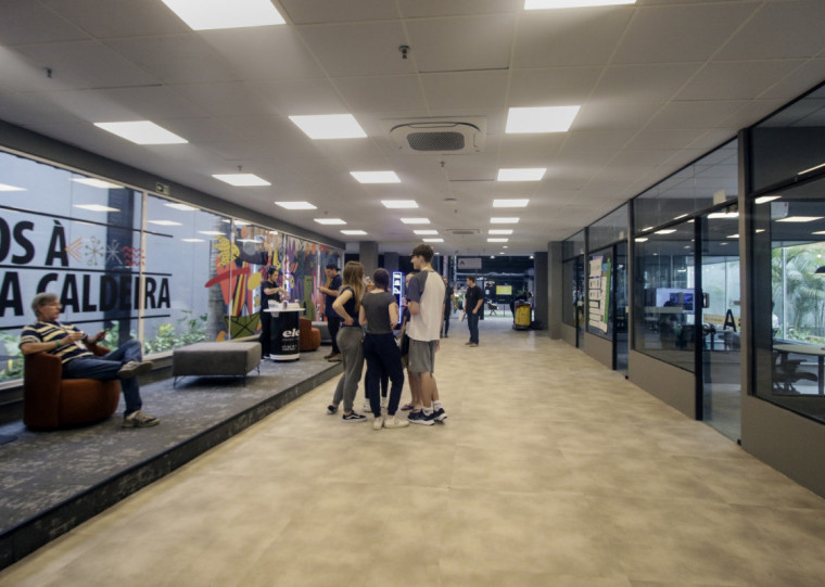 Primeiro andar do prédio, que estava fechado por conta das cheias, recebe parte da programação da terceira edição da Semana Caldeira