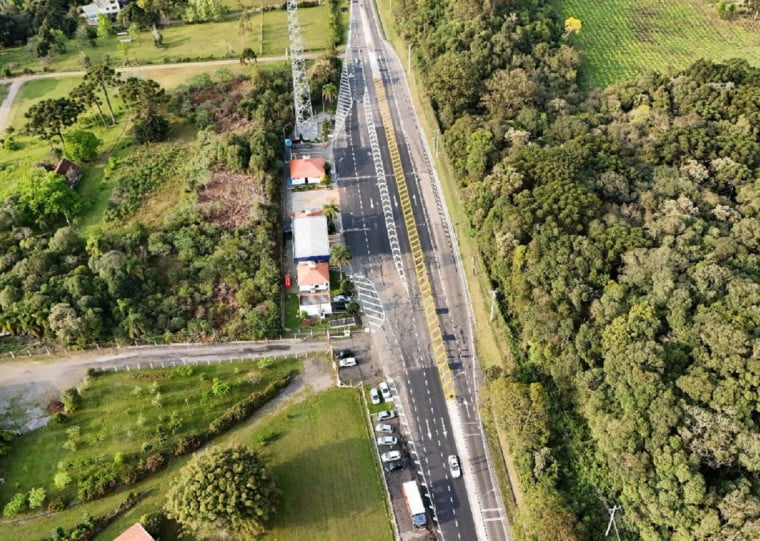 Estrutura na ERS-122 foi substituída pela cobrança no sistema free flow