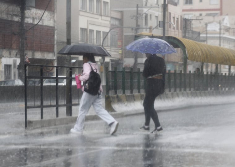 Acumulados podem variar entre 80 a 100 mm no Sul do Estado