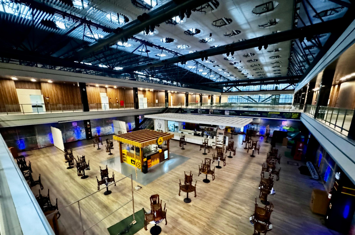 Na &aacute;rea interna, estrutura de salas pode ter palestras, reuni&otilde;es e outras atividades  | PATR&Iacute;CIA COMUNELLO/ESPECIAL/JC