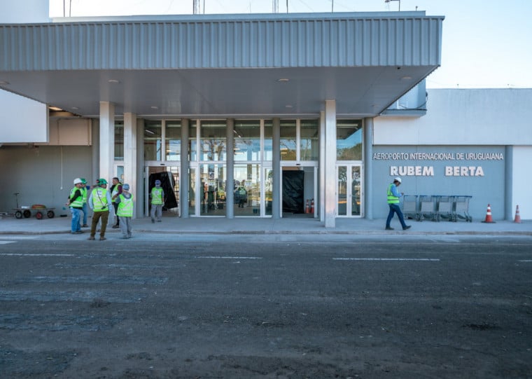 Aeroporto Rubem Berta, em Uruguaiana, está com mais de 95% das obras concluídas