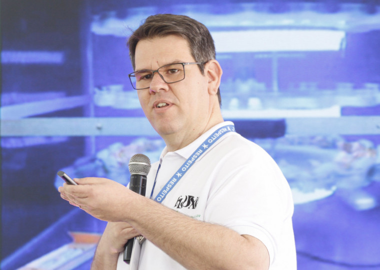 O coordenador de Viveiro e Pesquisa da CMPC, Franco Quevedo, participou de um dos painéis do Tecnopuc Experience