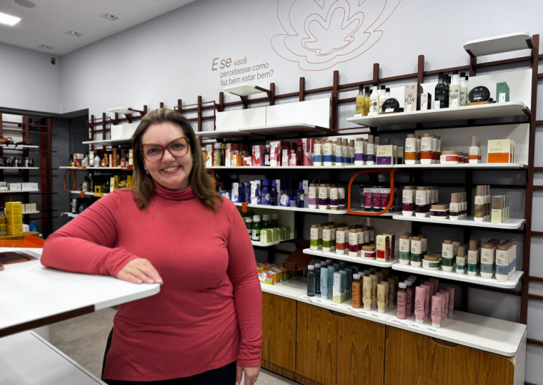 Katiuscia abriu, em 2009 a primeira franquia da marca no Estado e agora estreia nova loja