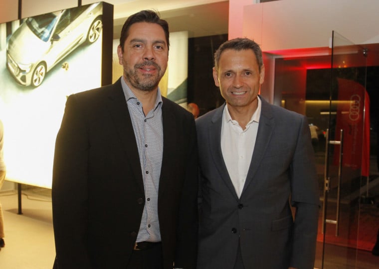 Daniel Rojas, presidente Audi Brasil e Roberto Carvalho, CEO do Grupo Top Car