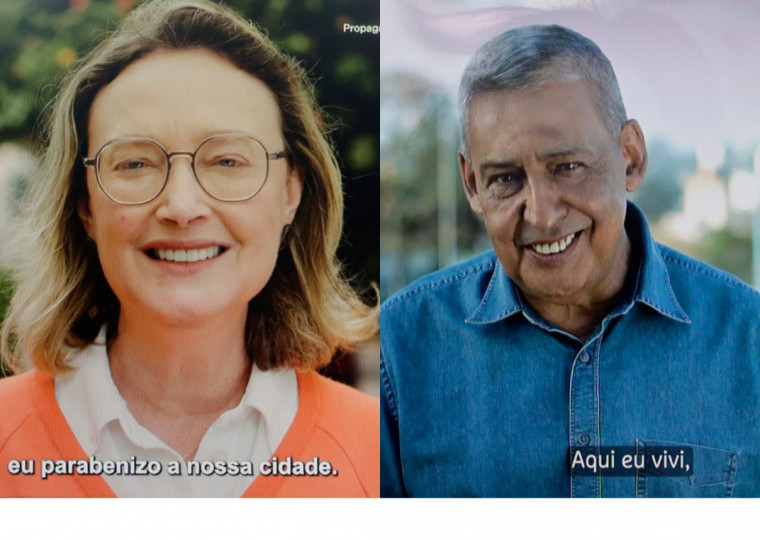 Candidatos iniciaram suas falas agradecendo seus eleitores pelos votos obtidos no primeiro turno