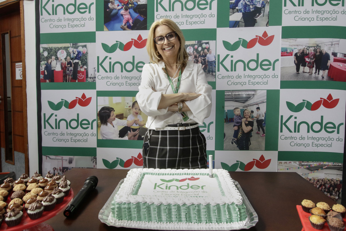 Denise Ries Russo &eacute; Diretora exectutiva da Kinder, Centro de Integra&ccedil;&atilde;o da Crian&ccedil;a Especial | THAYN&Aacute; WEISSBACH/JC
