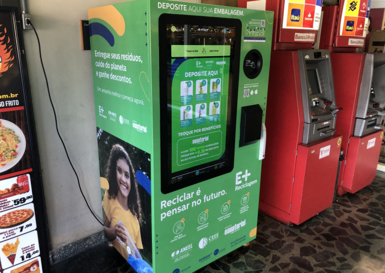 O Retorna Machine chega ao RS promovendo a destinação correta aos materiais recicláveis 