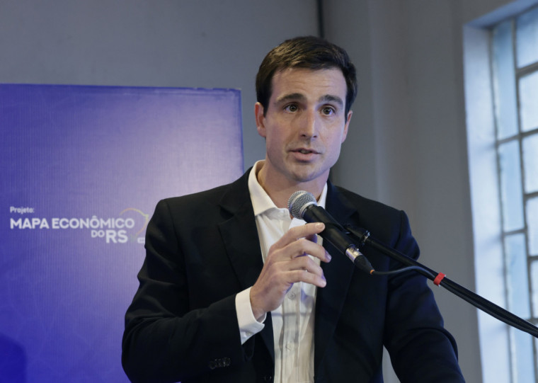 Diretor-presidente do JC, Giovanni Jarros Tumelero fez a abertura do evento do Mapa Econômico do RS em Santa Maria