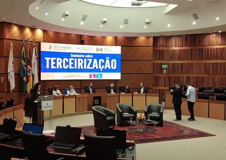 O evento foi realizado no Plenário do TRT-RS, em Porto Alegre