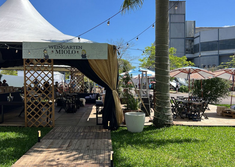 Novidade da edição, Jardim do Vinho tem atraído bom público durante a festividade, que vai até o dia 27