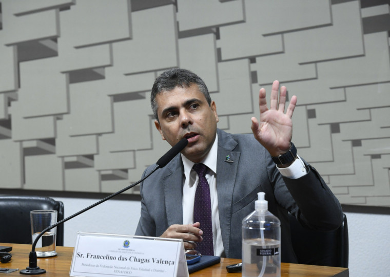 Francelino Valença, presidente da Federação Nacional do Fisco Estadual e Distrital (Fenafisco)