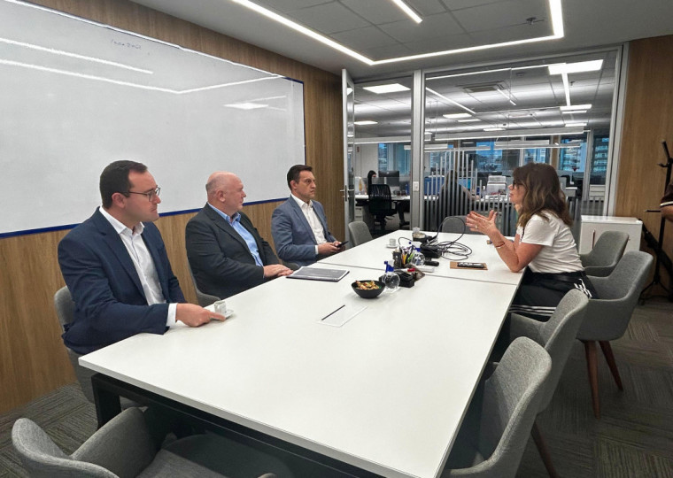 Participaram da comitiva o deputado estadual Guilherme Pasin, o prefeito de Bento Gonçalves, Diogo Siqueira, e o presidente da Movergs, Euclides Longhi