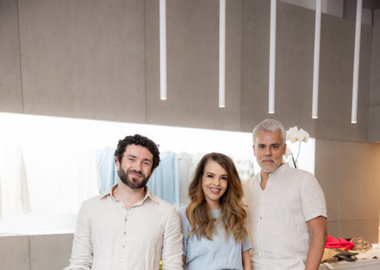 Fabio Matos, Lela Diaz e Márcio Lopes 