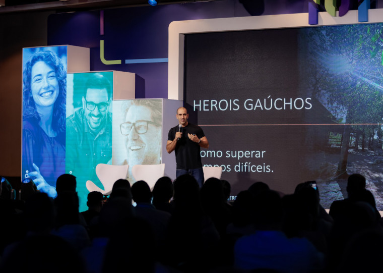 Leo Farah falou sobre como agir em situações extremas e elogiou força dos gaúchos durante as enchentes de maio