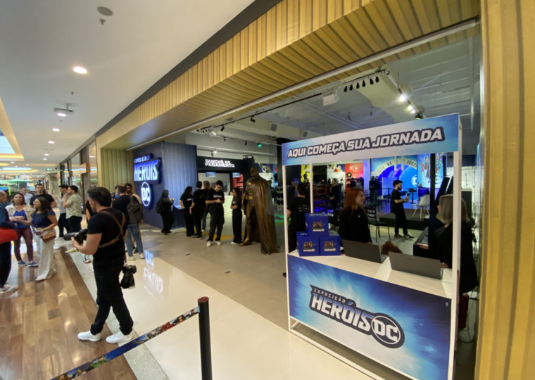 Com crivo da Warner, a Exposição Heróis DC abre nesta quarta-feira no BarraShoppingSul