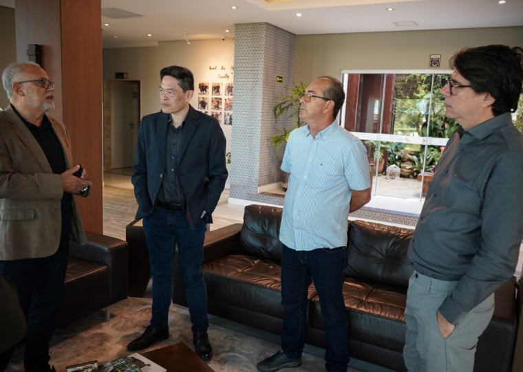 Comitiva da universidade esteve no município para visitas esta semana