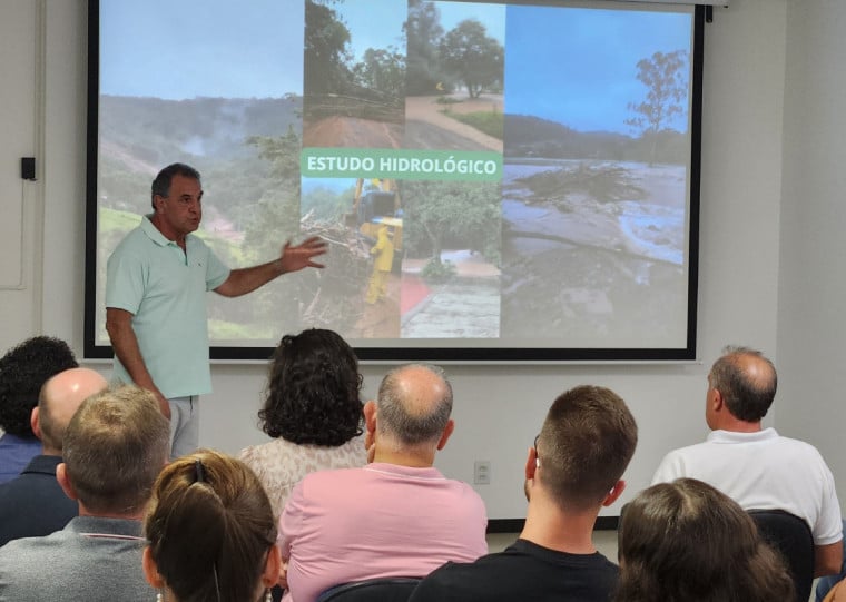 Estudo hidrológico foi apresentado à comunidade e fez uma análise sobre o arroio Moinhos-Saraquá