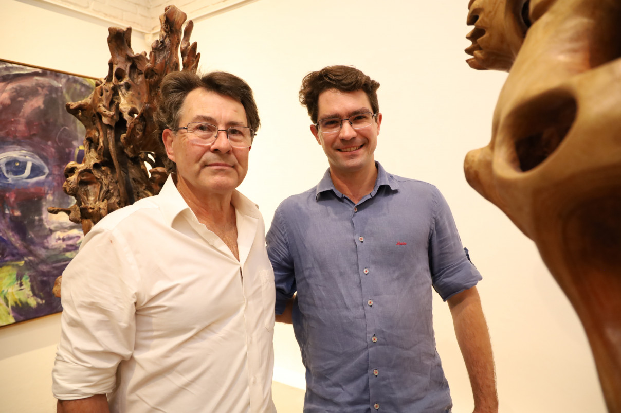 Itelvino e Gabriel Jahn | ISIDORO B. GUGGIANA/DIVULGA&Ccedil;&Atilde;O/JC