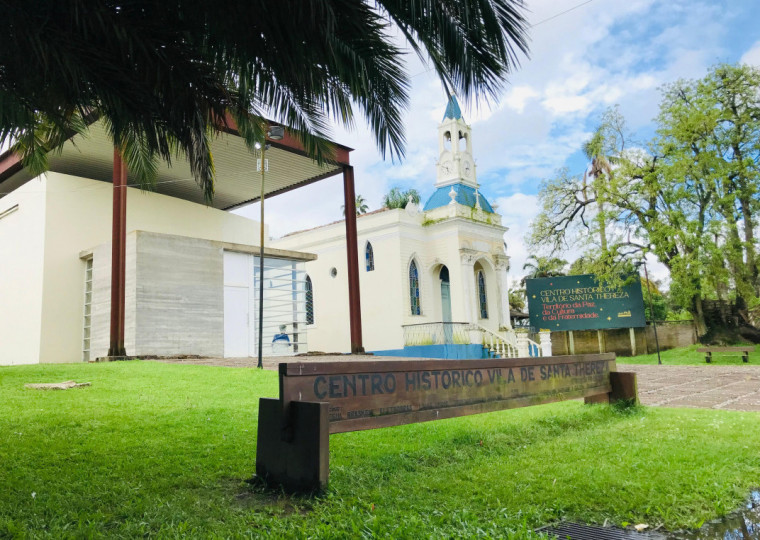 Centro Histórico de Santa Thereza, em Bagé, foi palco para as primeiras sessões da mostra. 