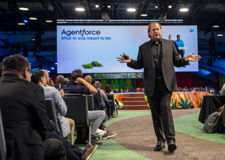 'Salesforce e a Informatica criarão a plataforma de dados mais completa e pronta para agentes do setor', disse Marc Benioff