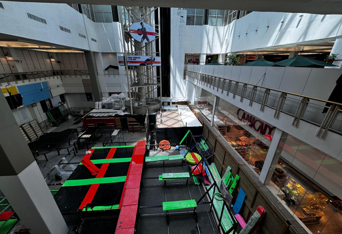 Jump Mania entra onde foi o Dado Bier Garden Grill, que fechou na pandemia | PATRÍCIA COMUNELLO/ESPECIAL/JC