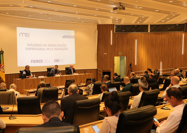 O evento aconteceu no plenário da Fiergs durante a manhã