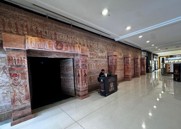 Empório vai ocupar área onde foi loja de brinquedos e tem exposição do Egito Antigo